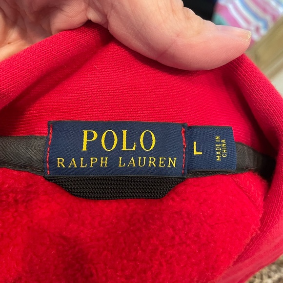 🔥Polo Ralph Lauren Varsity Jacket Indian Head New York Snap Front Mens L - Picture 9 of 12